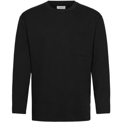 Lindbergh Oversized Pocket Tee L/S XL BLACK XL Lindbergh Oversized Pocket Tee L/S XL BLACK XL