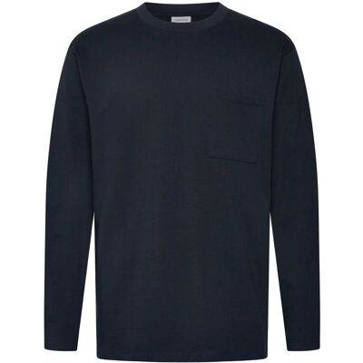 Lindbergh Oversized Pocket Tee L/S XXL NAVY XXL Lindbergh Oversized Pocket Tee L/S XXL NAVY XXL