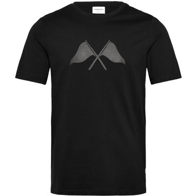 Lindbergh Copenhagen Print Tee S/S M BLACK M Lindbergh Copenhagen Print Tee S/S M BLACK M