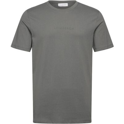 Lindbergh Print Tee S/S M DK GREY M Lindbergh Print Tee S/S M DK GREY M
