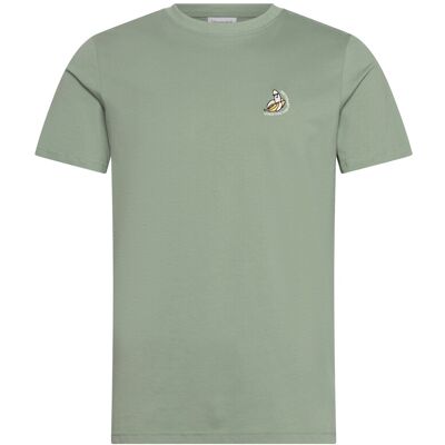 Lindbergh Embroidery Tee S/S XXXL SAGE GREEN XXXL Lindbergh Embroidery Tee S/S XXXL SAGE GREEN XXXL