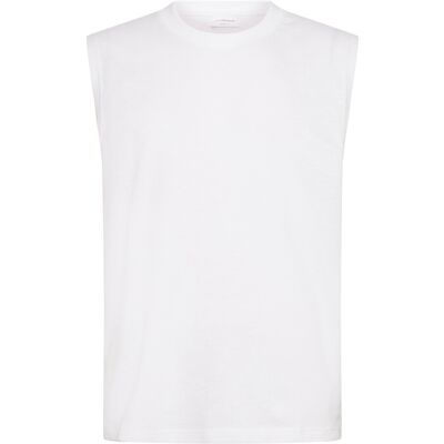 Lindbergh Oversized Rib Cap Sleeve M WHITE M Lindbergh Oversized Rib Cap Sleeve M WHITE M