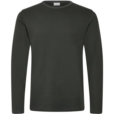 Lindbergh Basic O-Neck Tee L/S M OFF BLACK M Lindbergh Basic O-Neck Tee L/S M OFF BLACK M