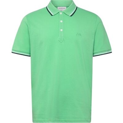 Lindbergh Polo Pique W. Contrast Piping L FRESH MINT L Lindbergh Polo Pique W. Contrast Piping L FRESH MINT L