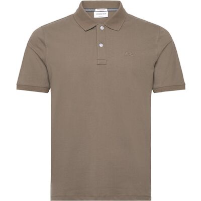 Lindbergh Polo Tee S/S S DK STONE S Lindbergh Polo Tee S/S S DK STONE S