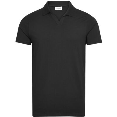 Lindbergh Stretch Polo Shirt S/S XXL BLACK XXL Lindbergh Stretch Polo Shirt S/S XXL BLACK XXL