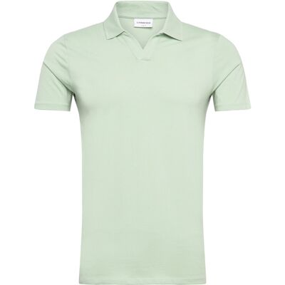 Lindbergh Stretch Polo Shirt S/S XXXL PASTEL GREEN XXXL Lindbergh Stretch Polo Shirt S/S XXXL PASTEL GREEN XXXL