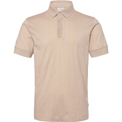 Lindbergh Needle Drop Polo S/S S LT STONE GREY S Lindbergh Needle Drop Polo S/S S LT STONE GREY S
