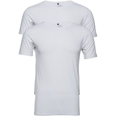 Lindbergh Basic Bamboo Tee S/S 2 Pack S WHITE S Lindbergh Basic Bamboo Tee S/S 2 Pack S WHITE S