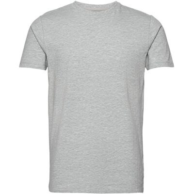 Lindbergh Mens Stretch Crew Neck Tee S/S L GREY MEL L Lindbergh Mens Stretch Crew Neck Tee S/S L GREY MEL L