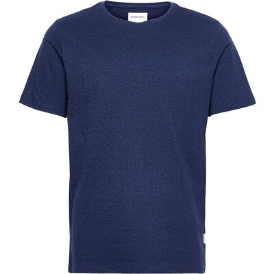 Lindbergh Mouliné O-Neck Tee S/S XXXL DEEP NAVY MIX XXXL Lindbergh Mouliné O-Neck Tee S/S XXXL DEEP NAVY MIX XXXL