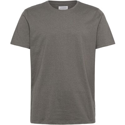 Lindbergh Mouliné O-Neck Tee S/S M GREY STONE M Lindbergh Mouliné O-Neck Tee S/S M GREY STONE M