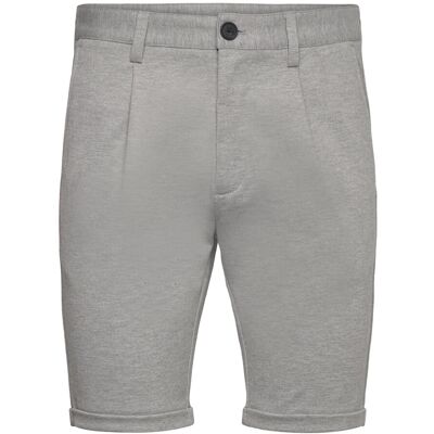 Lindbergh Pleated Shorts S LT GREY MIX S Lindbergh Pleated Shorts S LT GREY MIX S