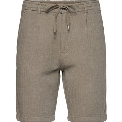 Lindbergh Linen Blend Herringbone Short M ARMY M Lindbergh Linen Blend Herringbone Short M ARMY M