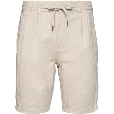 Lindbergh Linen Blend Herringbone Short L LT STONE L Lindbergh Linen Blend Herringbone Short L LT STONE L