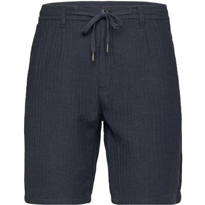 Lindbergh Linen Blend Herringbone Short L NAVY L Lindbergh Linen Blend Herringbone Short L NAVY L