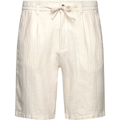 Lindbergh Linen Blend Herringbone Short XL OPTICAL WHITE XL Lindbergh Linen Blend Herringbone Short XL OPTICAL WHITE XL