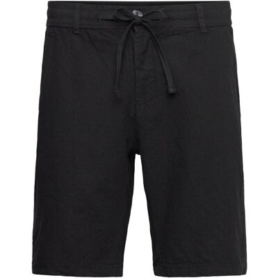 Lindbergh Linen Shorts L BLACK L Lindbergh Linen Shorts L BLACK L