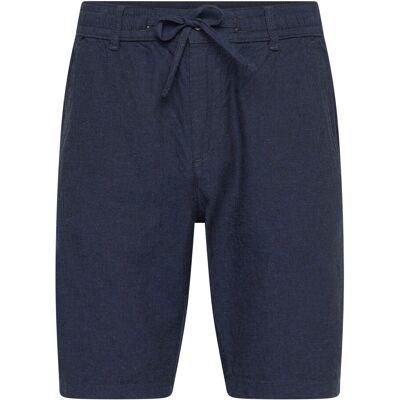Lindbergh Linen Shorts L DK BLUE L Lindbergh Linen Shorts L DK BLUE L