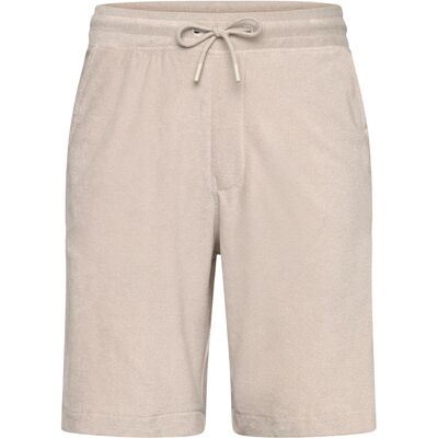 Lindbergh Towel Shorts With Elastic Waist M FAIR GREY M Lindbergh Towel Shorts With Elastic Waist M FAIR GREY M