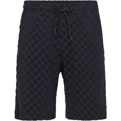 Lindbergh Jacquard Checkered Towel Shorts L NAVY L Lindbergh Jacquard Checkered Towel Shorts L NAVY L