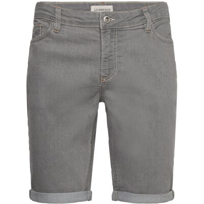 Lindbergh Stretch Denim Shorts L GREY WASH L Lindbergh Stretch Denim Shorts L GREY WASH L
