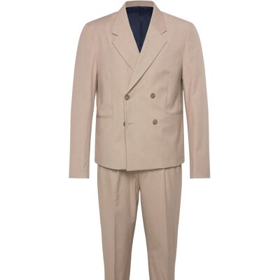 Lindbergh Micro Houndtooth Suit Cropped 52 SAND 52 Lindbergh Micro Houndtooth Suit Cropped 52 SAND 52