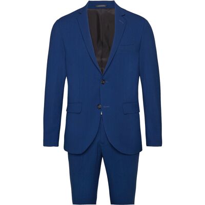 Lindbergh Plain Mens Suit - Normal Length 56 BLUE 56 Lindbergh Plain Mens Suit - Normal Length 56 BLUE 56