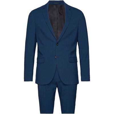 Lindbergh Plain Mens Suit - Normal Length 46 DK BLUE 46 Lindbergh Plain Mens Suit - Normal Length 46 DK BLUE 46