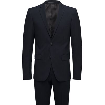 Lindbergh Plain Mens Suit - Normal Length 48 NAVY 48 Lindbergh Plain Mens Suit - Normal Length 48 NAVY 48