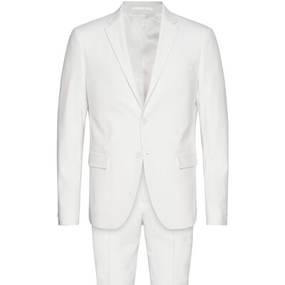 Lindbergh Plain Mens Suit - Normal Length 50 WHITE 50 Lindbergh Plain Mens Suit - Normal Length 50 WHITE 50