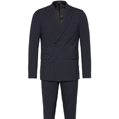 Lindbergh Plain Db Mens Suit - Normal Length 56 NAVY 56 Lindbergh Plain Db Mens Suit - Normal Length 56 NAVY 56