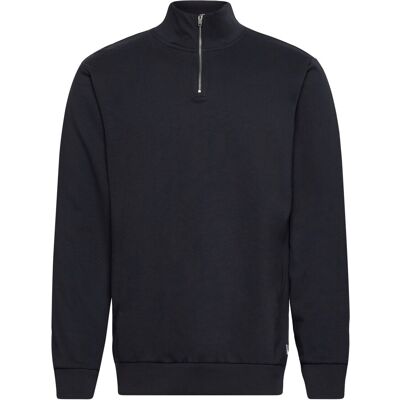 Lindbergh Jersey Half Zip Sweat M NAVY M Lindbergh Jersey Half Zip Sweat M NAVY M