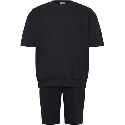 Lindbergh Oversized S/S Sweatshirt+Shorts XL NAVY XL Lindbergh Oversized S/S Sweatshirt+Shorts XL NAVY XL