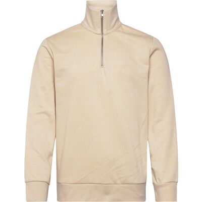 Lindbergh Half Zip Sweat M LT STONE M Lindbergh Half Zip Sweat M LT STONE M