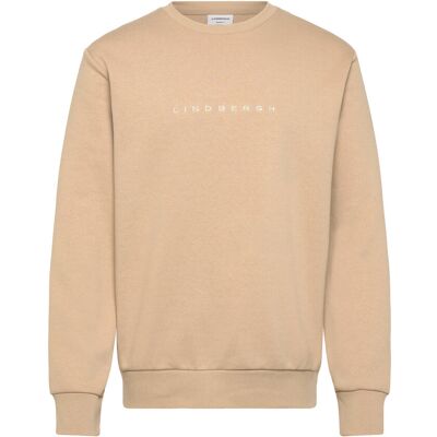 Lindbergh O-Neck Brand Carrier Sweatshirt XXL LT SAND XXL Lindbergh O-Neck Brand Carrier Sweatshirt XXL LT SAND XXL