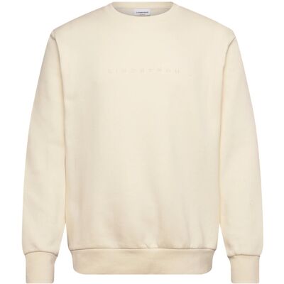 Lindbergh O-Neck Brand Carrier Sweatshirt M NATURE WHITE M Lindbergh O-Neck Brand Carrier Sweatshirt M NATURE WHITE M
