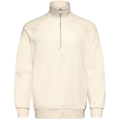 Lindbergh Half Zip Raglan Sweatshirt S ECRU S Lindbergh Half Zip Raglan Sweatshirt S ECRU S