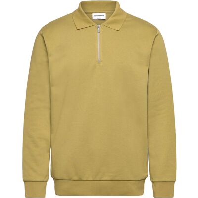 Lindbergh Half Zip Polo Sweat M GREEN M Lindbergh Half Zip Polo Sweat M GREEN M