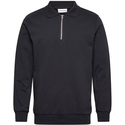 Lindbergh Half Zip Polo Sweat M NAVY M Lindbergh Half Zip Polo Sweat M NAVY M