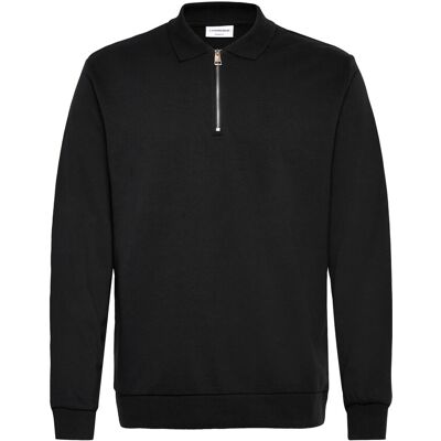 Lindbergh Sweat Polo L/S M BLACK M Lindbergh Sweat Polo L/S M BLACK M