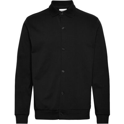 Lindbergh Sweat Cardigan L/S S BLACK S Lindbergh Sweat Cardigan L/S S BLACK S
