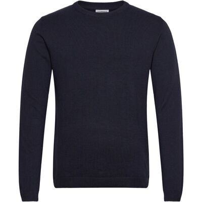 Lindbergh 100% Recycle Knit Round Neck L NAVY L Lindbergh 100% Recycle Knit Round Neck L NAVY L