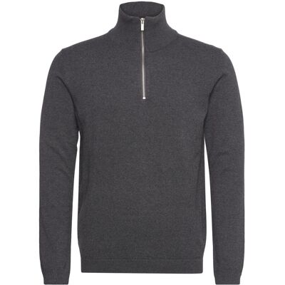 Lindbergh 100% Recycle Knit Half Zip M CHARCOAL M Lindbergh 100% Recycle Knit Half Zip M CHARCOAL M