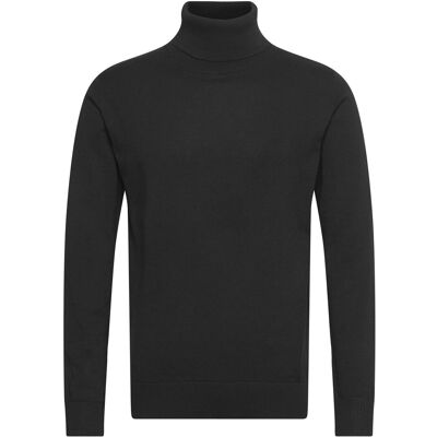 Lindbergh 100% Recycle Knit Roll Neck M BLACK M Lindbergh 100% Recycle Knit Roll Neck M BLACK M