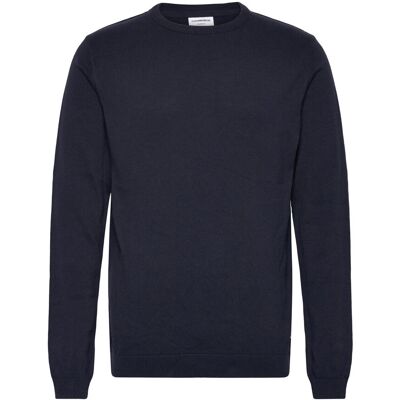 Lindbergh O Neck Recycled Yarn Knit M NAVY M Lindbergh O Neck Recycled Yarn Knit M NAVY M