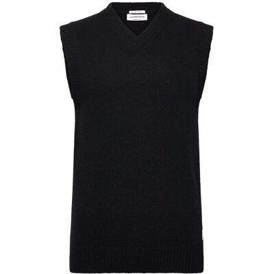 Lindbergh Lambswool V-Neck Slipover M BLACK M Lindbergh Lambswool V-Neck Slipover M BLACK M