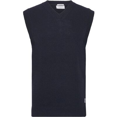 Lindbergh Lambswool V-Neck Slipover M NAVY M Lindbergh Lambswool V-Neck Slipover M NAVY M