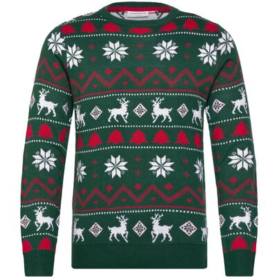 Lindbergh Christmas Knit L DK GREEN L Lindbergh Christmas Knit L DK GREEN L
