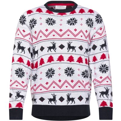 Lindbergh Christmas Knit M WHITE M Lindbergh Christmas Knit M WHITE M